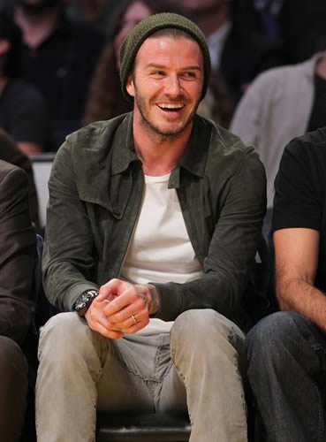 Becks has Scott to offer his pal some style tips