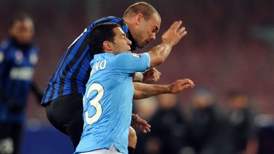 Gargano furious at Sneijder tackle