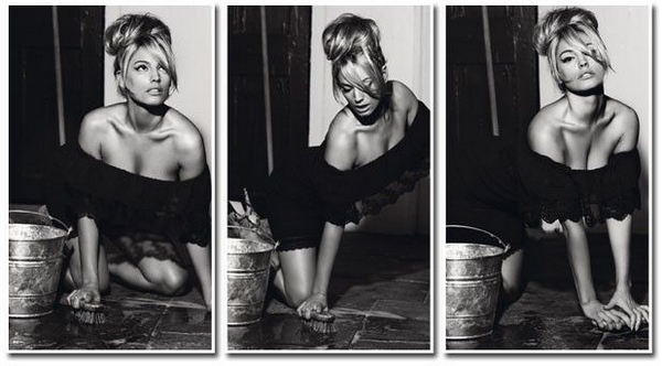 Kelly Brook takes photos for new magazine