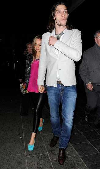 Andy Carroll Kops a victory night out