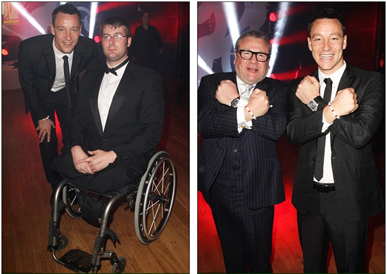 Axed skipper Terry joins England team-mates at charity bash