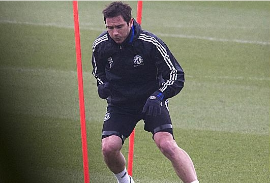 Fit Frank does extra training for Blues