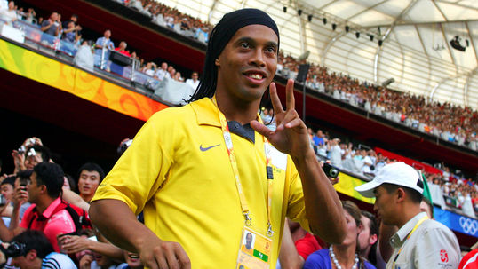 Ronaldinho in Olympics frame