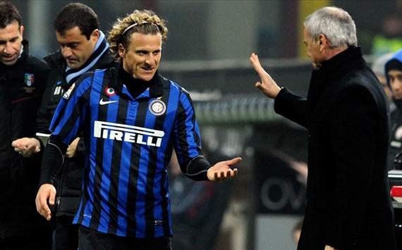 Ranieri insists Forlan did not refuse to come off the bench in Inter's draw versus Atalanta