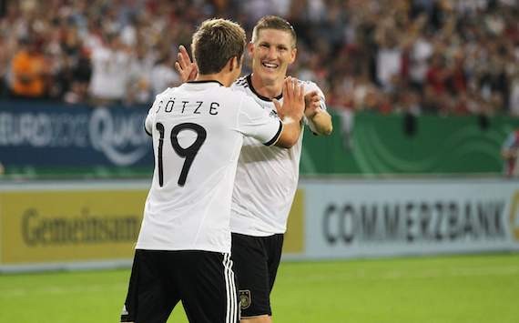 Gotze hails Schweinsteiger as Germany's best