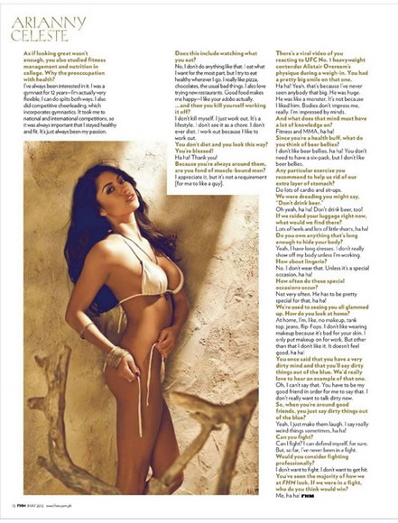 Arianny Celeste's Hot FHM Photo Shoot