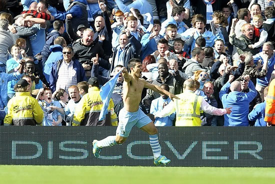 Manchester City celebrate title win