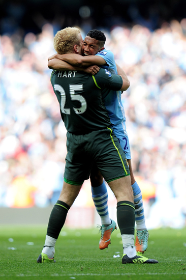 Manchester City celebrate title win