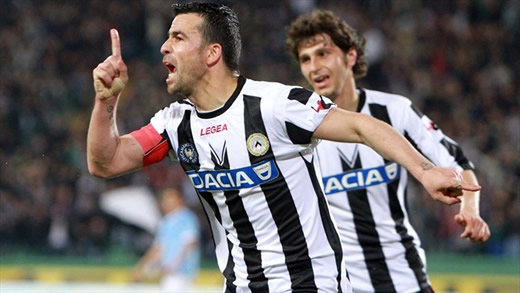 Di Natale recalled for provisional Italy squad