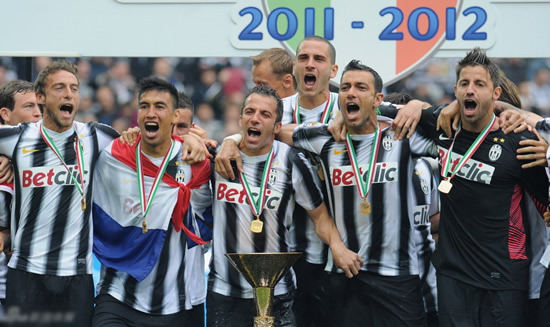 Juventus - the newly crowned Serie A champions