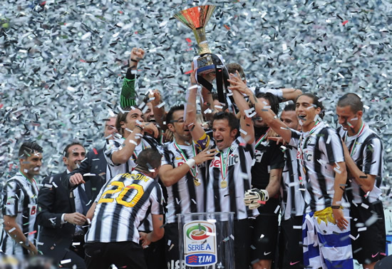 Juventus - the newly crowned Serie A champions