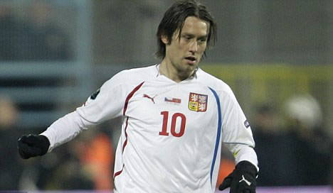 Rosicky to captain Czechs at Euros after missing out on 2008 finals