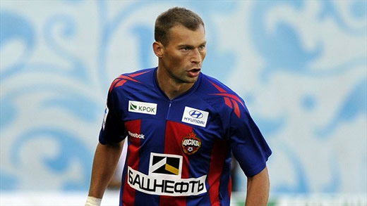 Berezutski ruled out of Russia's EURO campaign