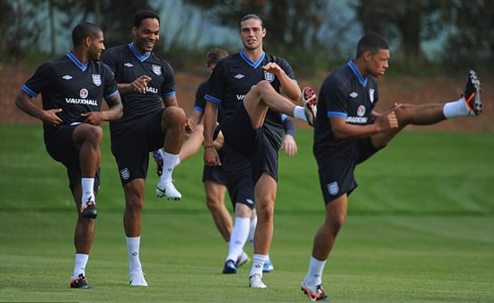 Come in No 9... Carroll in pole position to start after Hodgson hands him key shirt