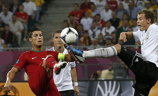 Germany 1 Portugal 0: Gomez takes his time but eventually delivers to solve close battle