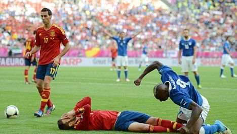 UEFA launch inquiry into monkey chants aimed at Italy striker Balotelli