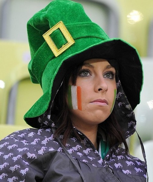 A tender moment for Ireland's fans