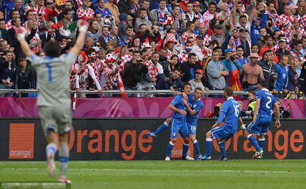 Italy 1 Croatia 1: Mighty Mandzukic pounces to cancel out Pirlo's pearler