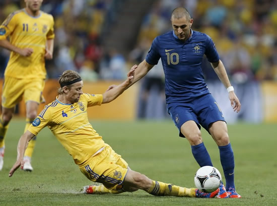 Ukraine 0 : 2 France