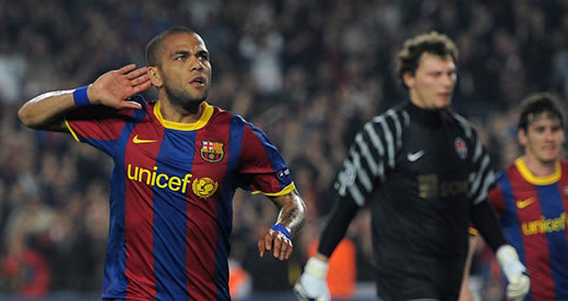 Alves shoots down PSG link - Barcelona defender admits he wants Thiago Silva at Camp Nou