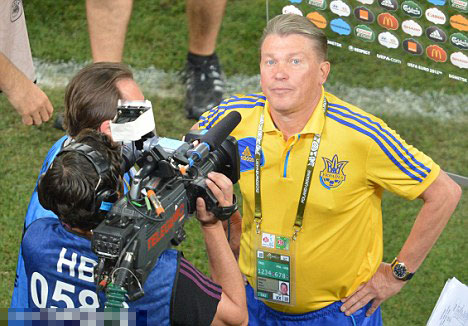 Bonkers Blokhin loses rag with journalist, asking him outside for a 'man talk' after Ukraine defeat