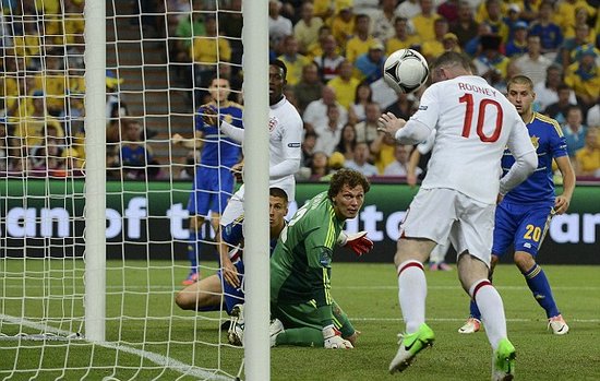 England 1 Ukraine 0: Rooney fires Hodgson's heroes through as group winners... it's Italy up next for Three Lions