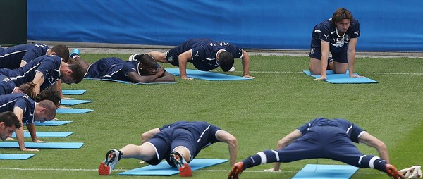 Stop being a pain, Mario! Balotelli lying low in training, but Mancini wants to see striker start for Italy to sink England