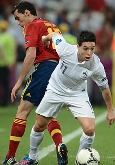 Furious Nasri swears at journalist following France's Euro 2012 exit