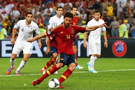 Spain 2 France 0: Alonso double fires champions into semi-final showdown with Portugal as ranting Nasri sums up terrible night for the French