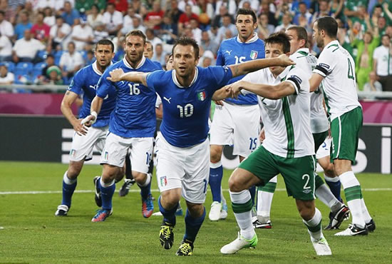 Balotelli's mad enough but fellow Italian Cassano is just plain crazy