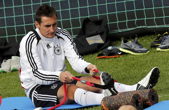 Germany trained for Euro 2012 semi-final