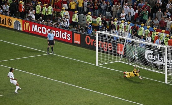 Portugal 0 Spain 0 (aet, 2-4 on pens): Oh no Ronaldo! Cristiano stranded as Cesc seals it