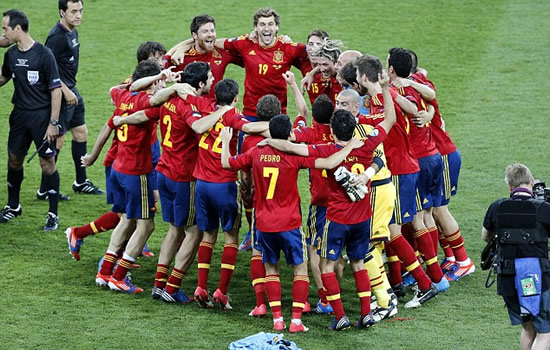 Spain 4 Italy 0: Silva, Alba, Torres and Mata the heroes as La Roja create history in Kiev