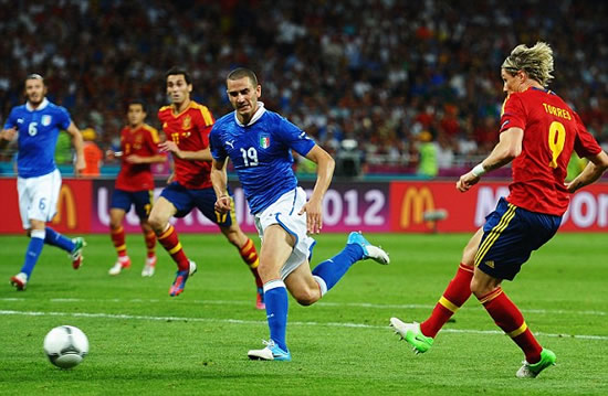 Spain 4 Italy 0: Silva, Alba, Torres and Mata the heroes as La Roja create history in Kiev