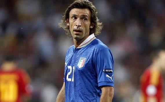 Pirlo: Only Spain are superior to Italy