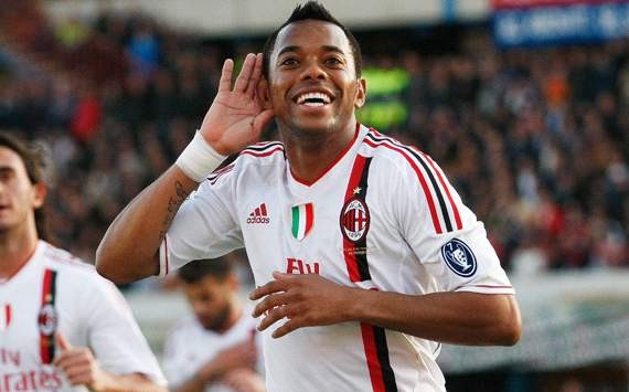 Robinho is happy at AC Milan, says agent