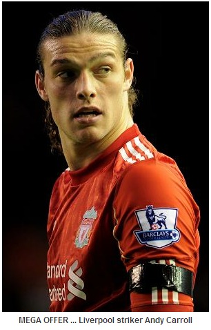 West Ham offer Andy Carroll £36m contract