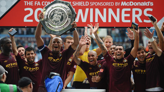Man City take the Community Shield