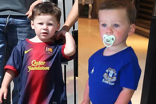 Kai Rooney could be in Real trouble after wearing Madrid kit in Manc