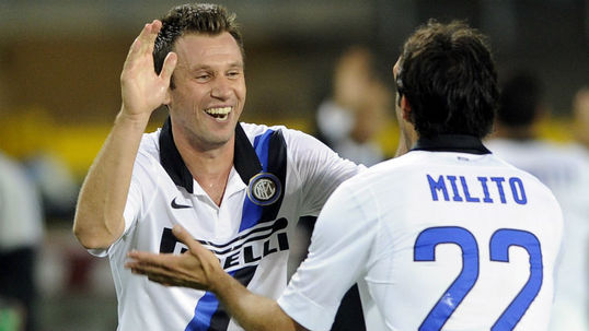 Cassano, Milito net in Inter triumph