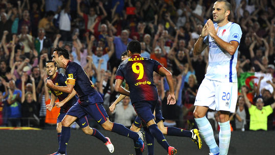 Xavi thunderbolt sparks Barca win