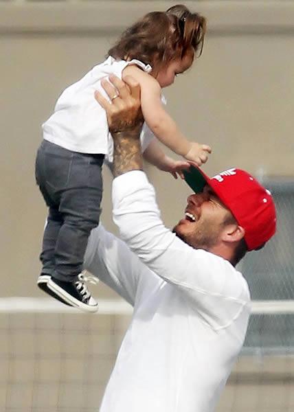 David Beckham’s Harper heaven