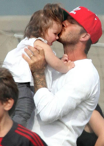 David Beckham’s Harper heaven