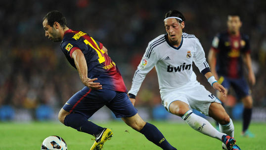 Mascherano lauds determined Barca