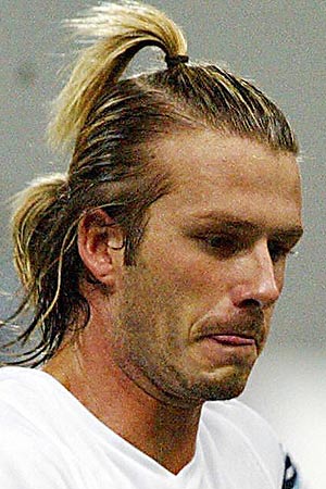 Hairper Becks is her dad's spitting image