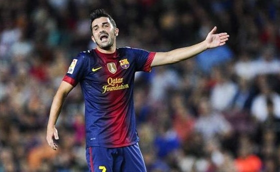 David Villa starts for Barcelona in trip to Deportivo