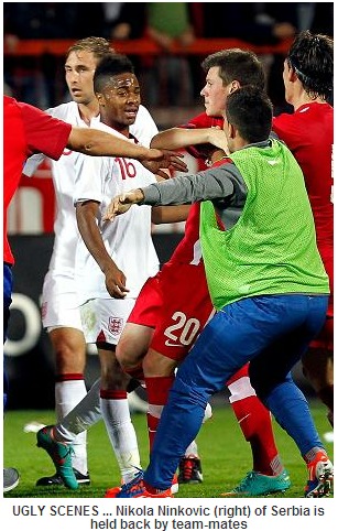 Serbia slap brawl duo with year-long suspensions