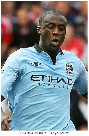 Ben Davies earns £249,600 less than Yaya every week!