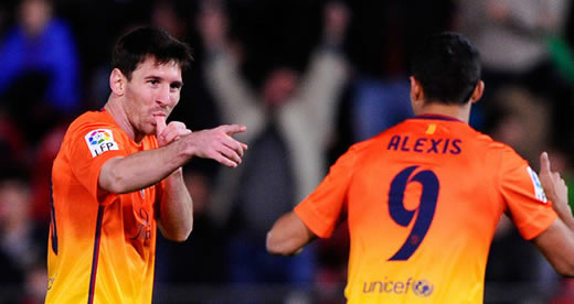 Messi inspires Barca victory