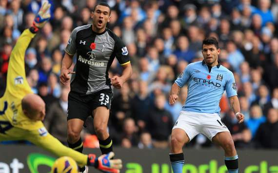 Manchester City 2-1 Tottenham: Super sub Dzeko & Aguero seal gritty comeback